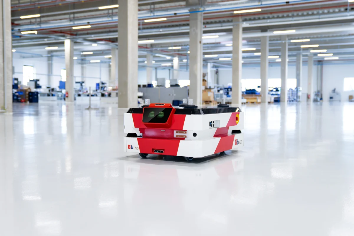Gessbot Basis Fahrzeug in Produktion